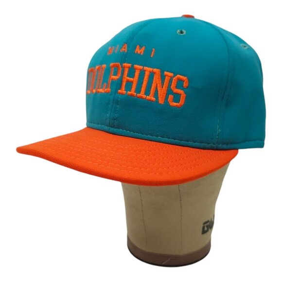 AJD Miami Dolphins Snapback Cap NFL Football Vintage 90s USA Made Embroidered - Picture 2 of 13
